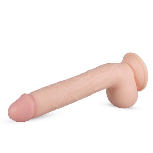 3-Elastyczne realistyczne żylaste dildo z przyssawką-3