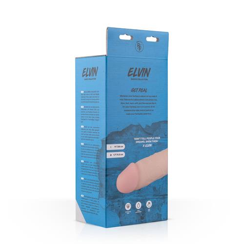 6-Elastyczne realistyczne żylaste dildo z przyssawką-6