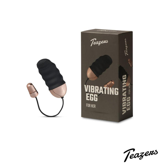 1-Teazers Ribbed Vibrating Egg With Remote Control-1