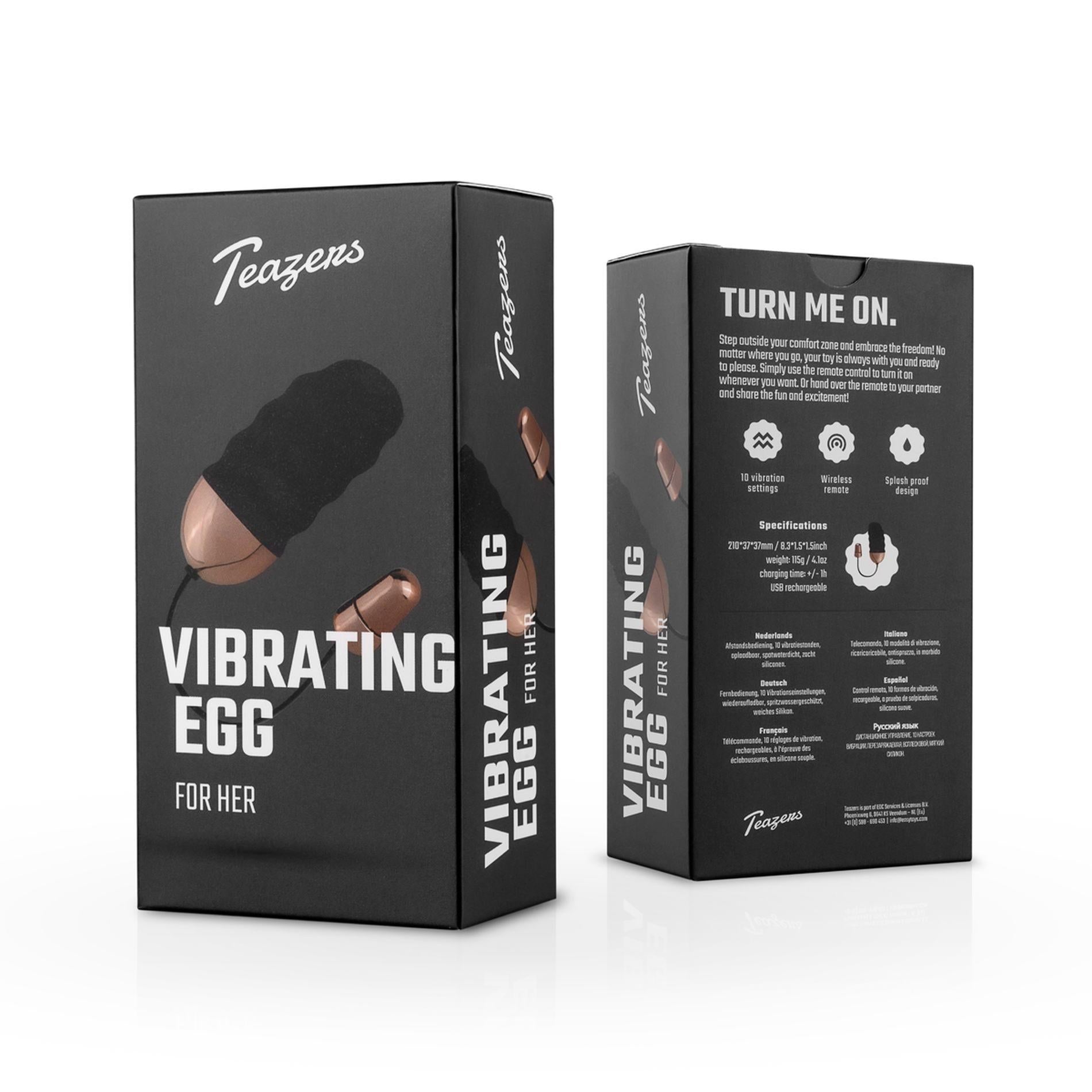 11-Teazers Ribbed Vibrating Egg With Remote Control-11