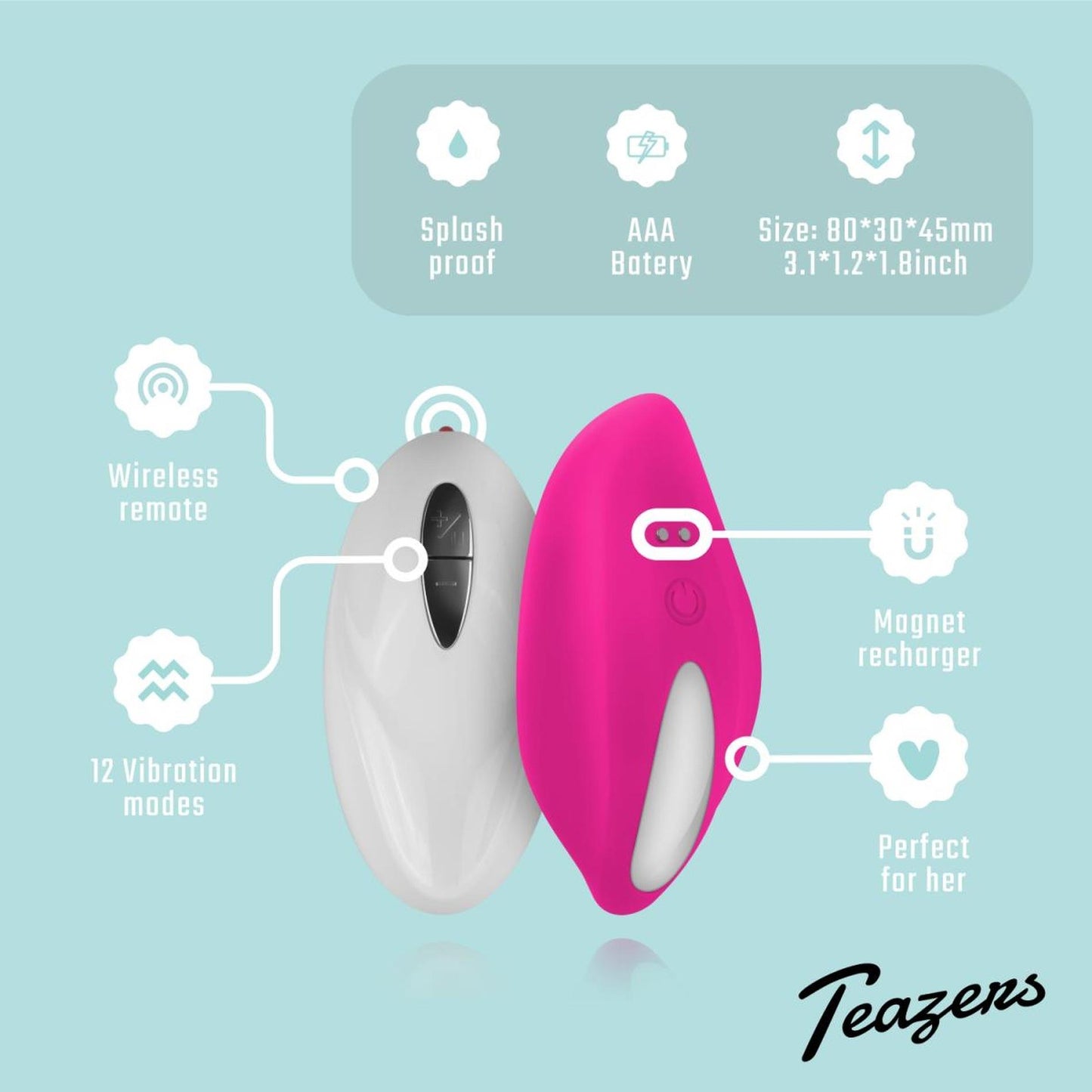 11-Mini Vibrator With Remote Control-11