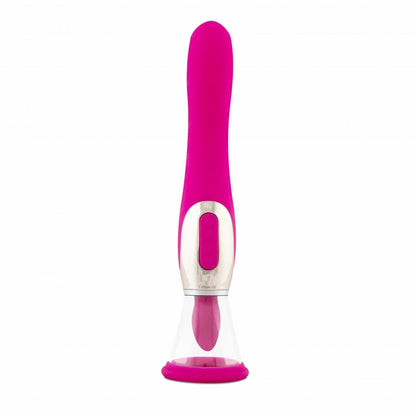 4-Pleasure Pump With G-Spot Vibrator - Pink-4