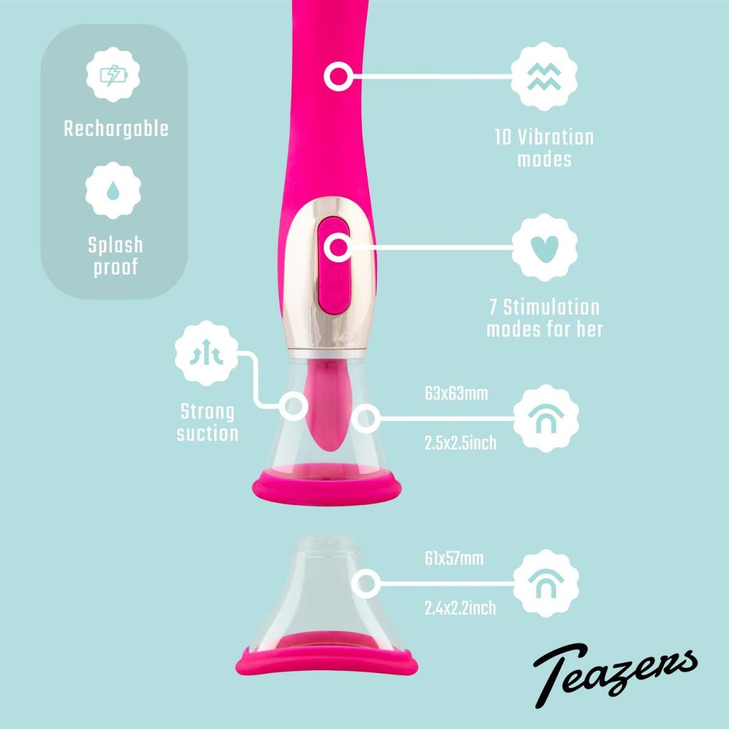 12-Pleasure Pump With G-Spot Vibrator - Pink-12