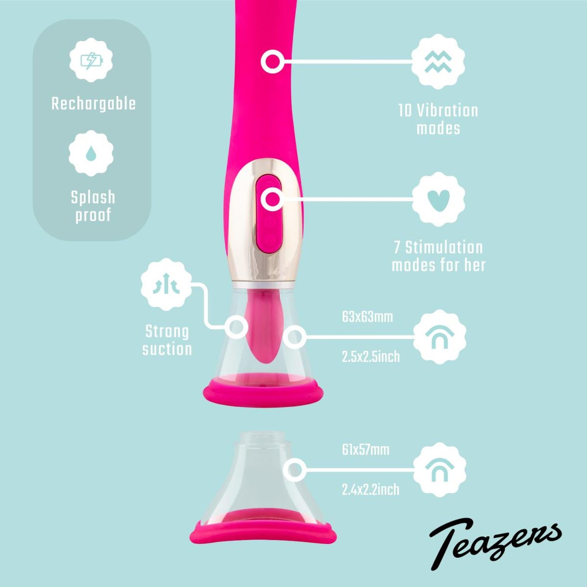 12-Pleasure Pump With G-Spot Vibrator - Pink-12