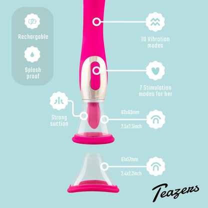 12-Pleasure Pump With G-Spot Vibrator - Pink-12