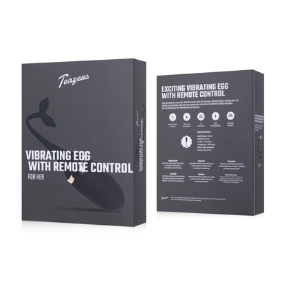 11-Luxurious Vibrating Egg w/ Remote Control - Black-11