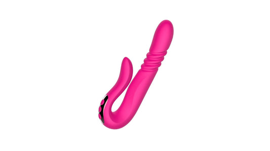 2-Wibrator Deluxe Twirling Vibrating Thruster RED-2