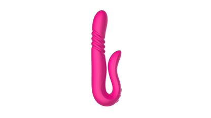 7-Wibrator Deluxe Twirling Vibrating Thruster RED-7