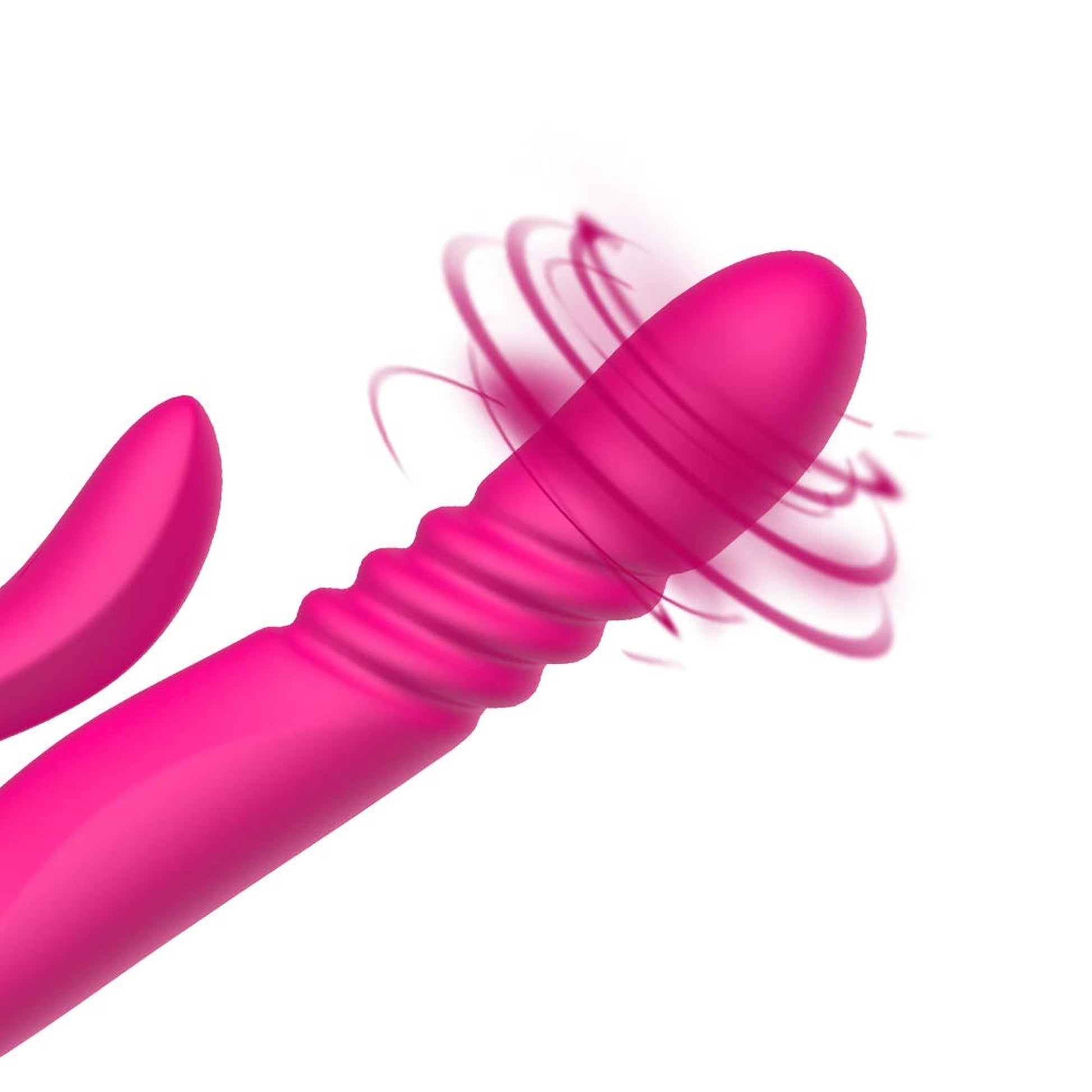 10-Wibrator Deluxe Twirling Vibrating Thruster RED-10