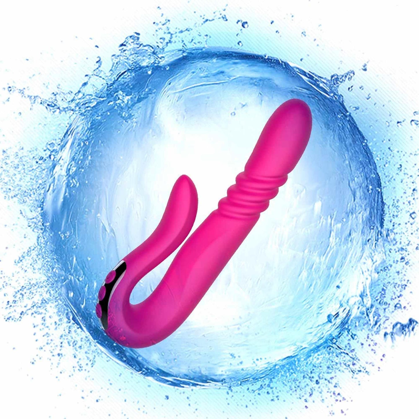 13-Wibrator Deluxe Twirling Vibrating Thruster RED-13