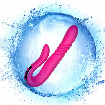 13-Wibrator Deluxe Twirling Vibrating Thruster RED-13