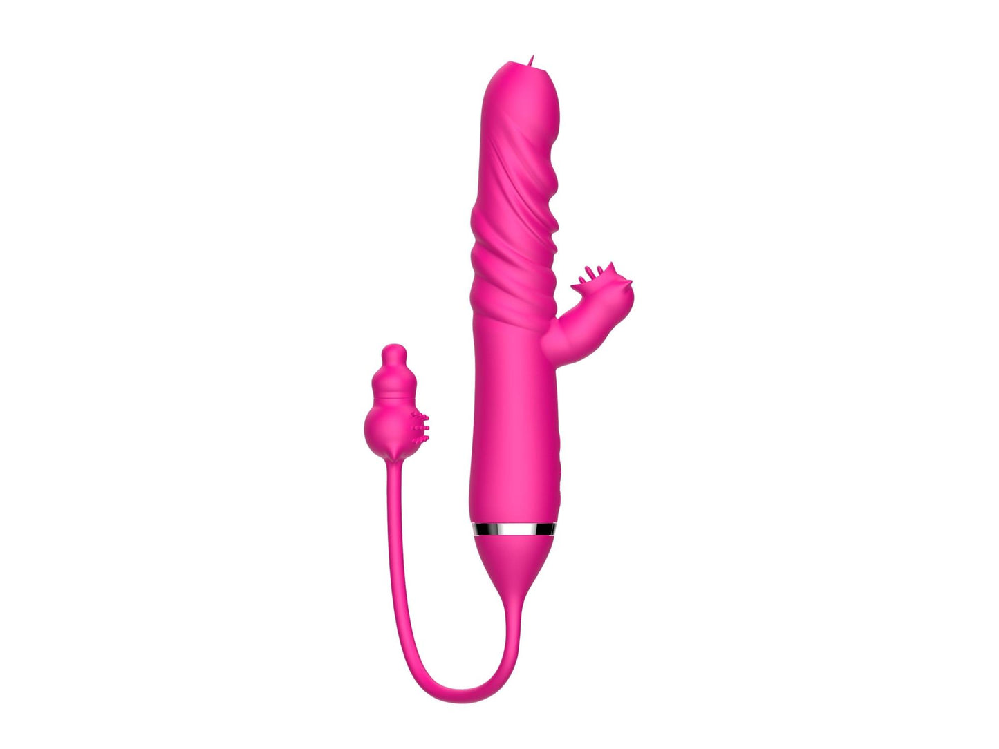2-Tongue licking Triple Stimulation Thrusting Vibrator-2