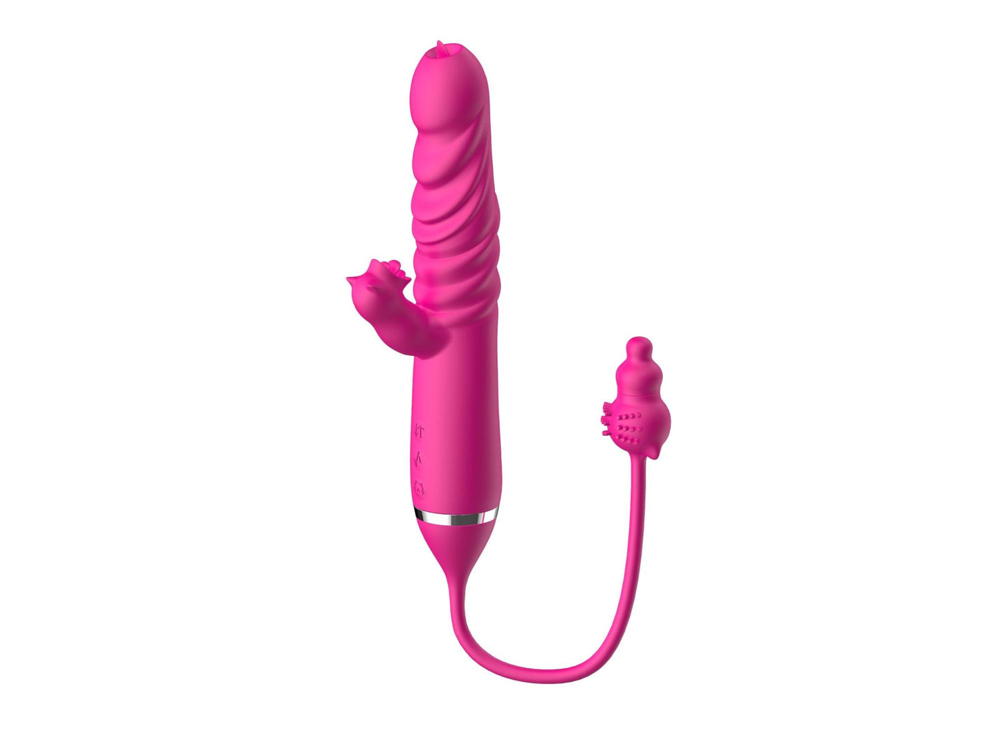 7-Tongue licking Triple Stimulation Thrusting Vibrator-7