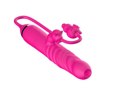 10-Tongue licking Triple Stimulation Thrusting Vibrator-10