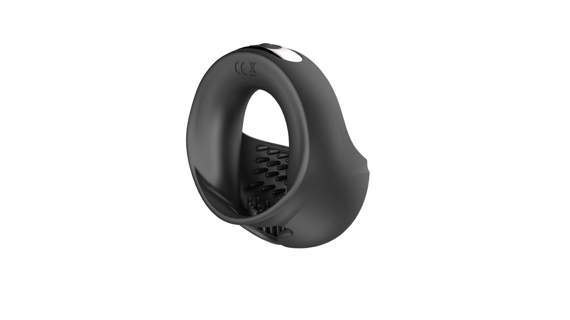12-Vibrating Penis Ring with ball stimulating-12