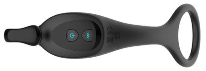 6-Masażer prostaty z pierścieniem erekcyjnym na penisa z pilotem-6