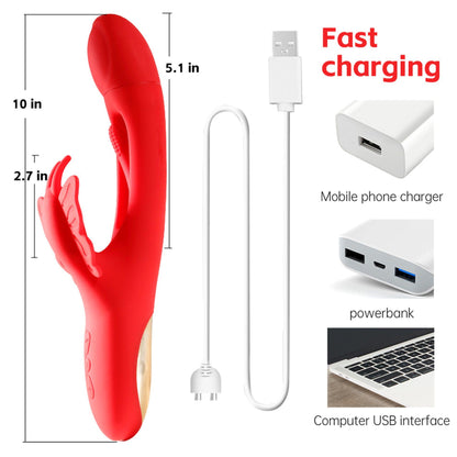2-Butterfuly dual flicking vibrator-2