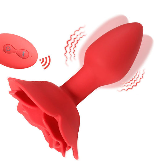 1-Rose rotating anal plug-1