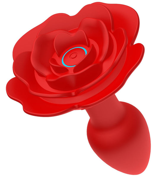 2-Rose rotating anal plug-2