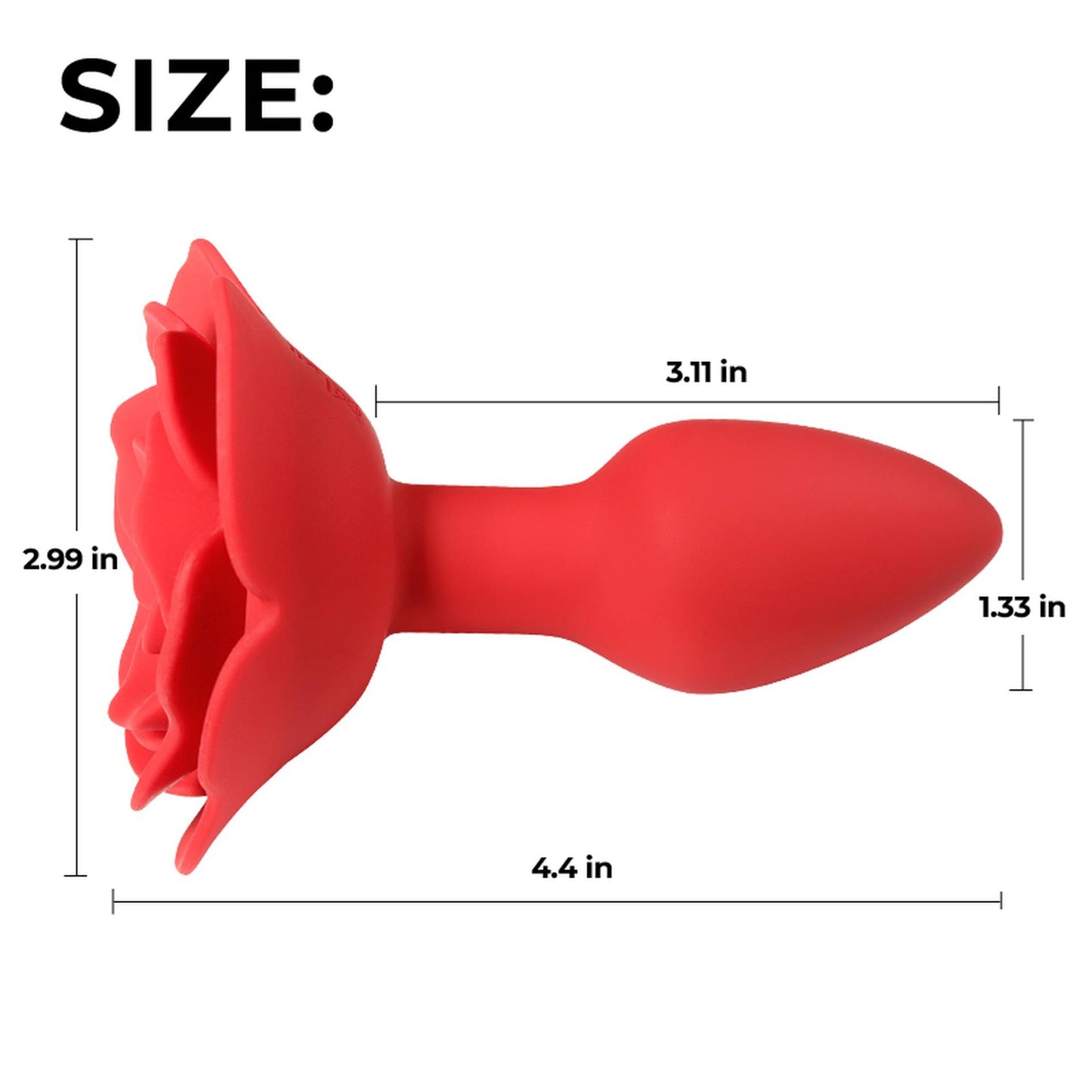 9-Rose rotating anal plug-9
