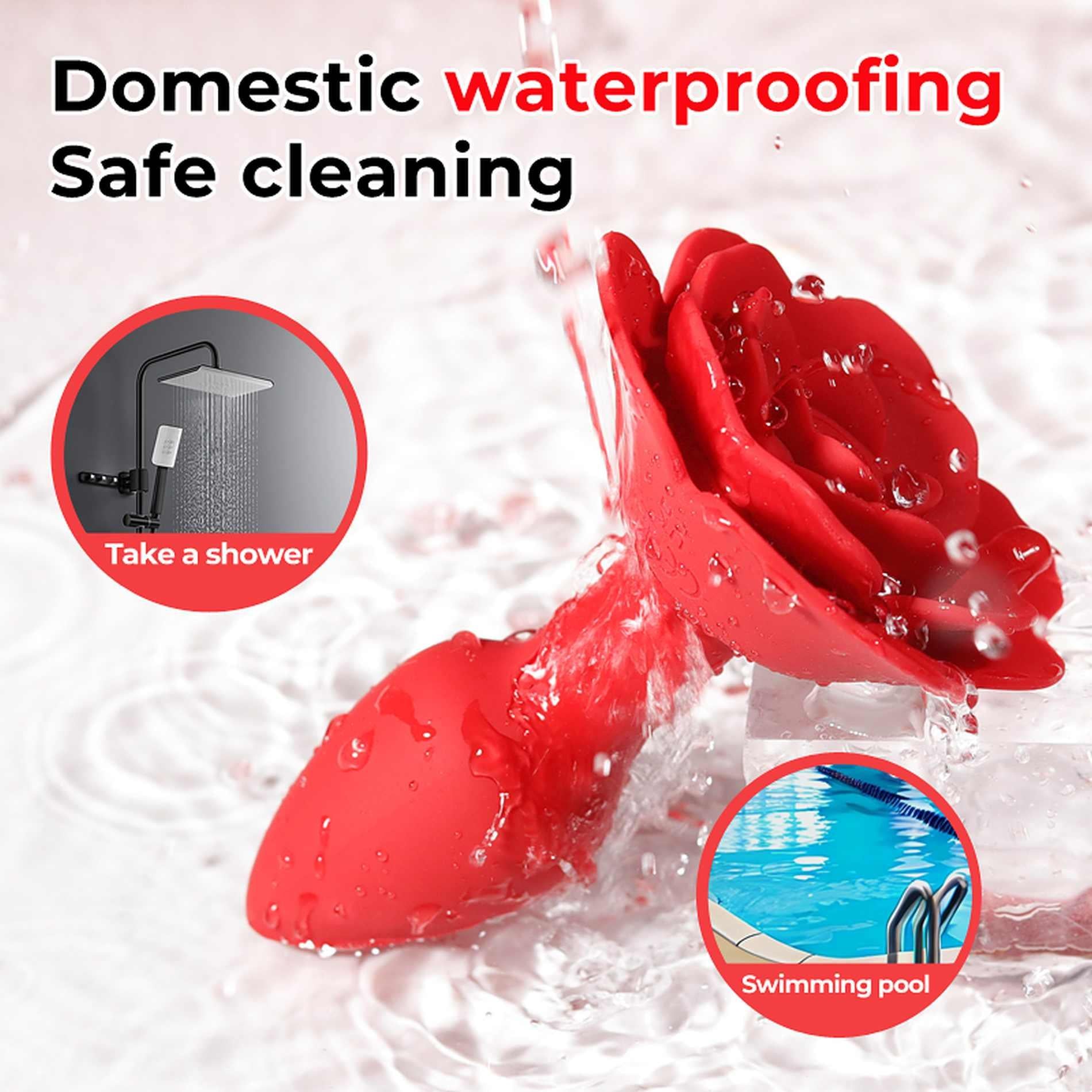 15-Rose rotating anal plug-15