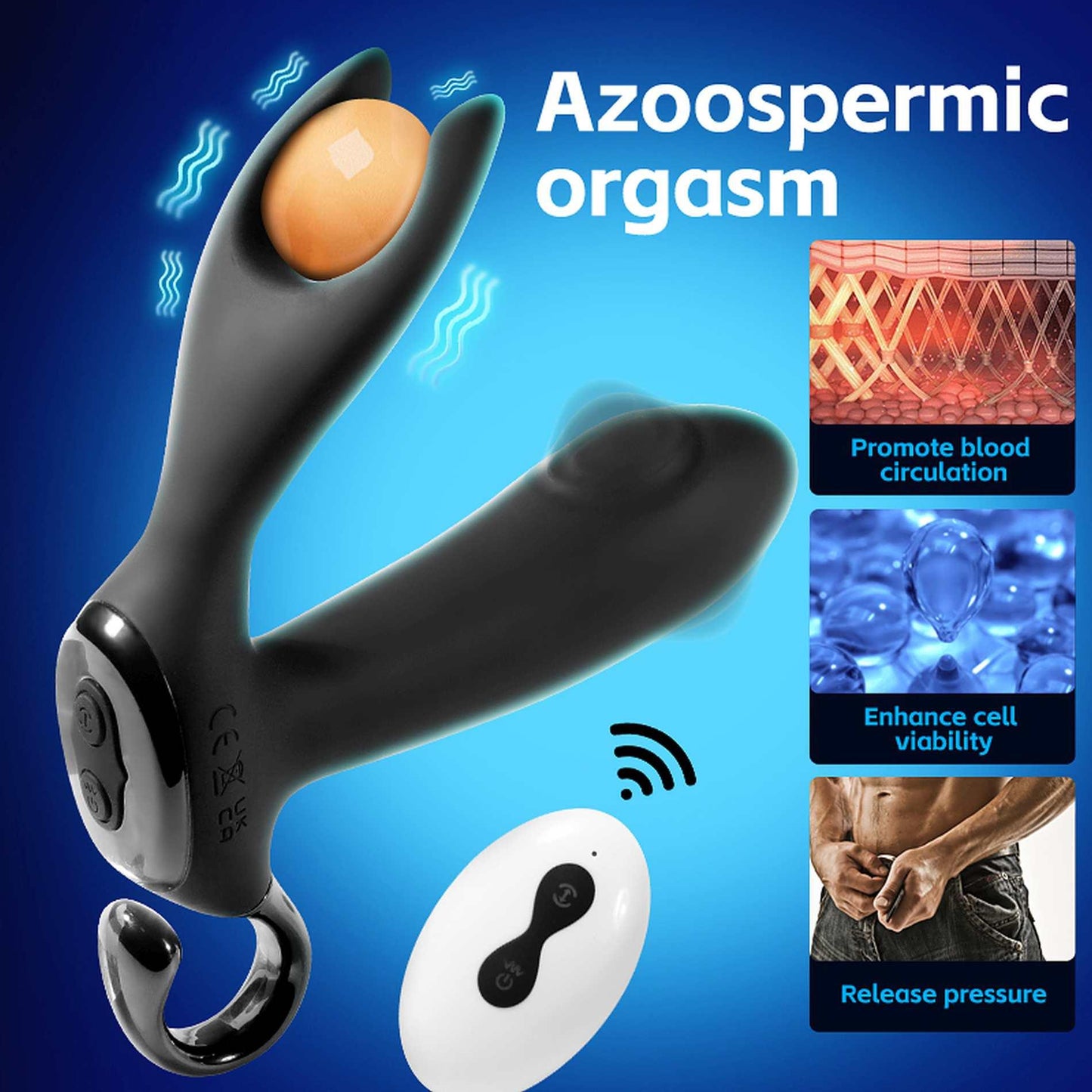 18-Dual tapping anal vibrator-18