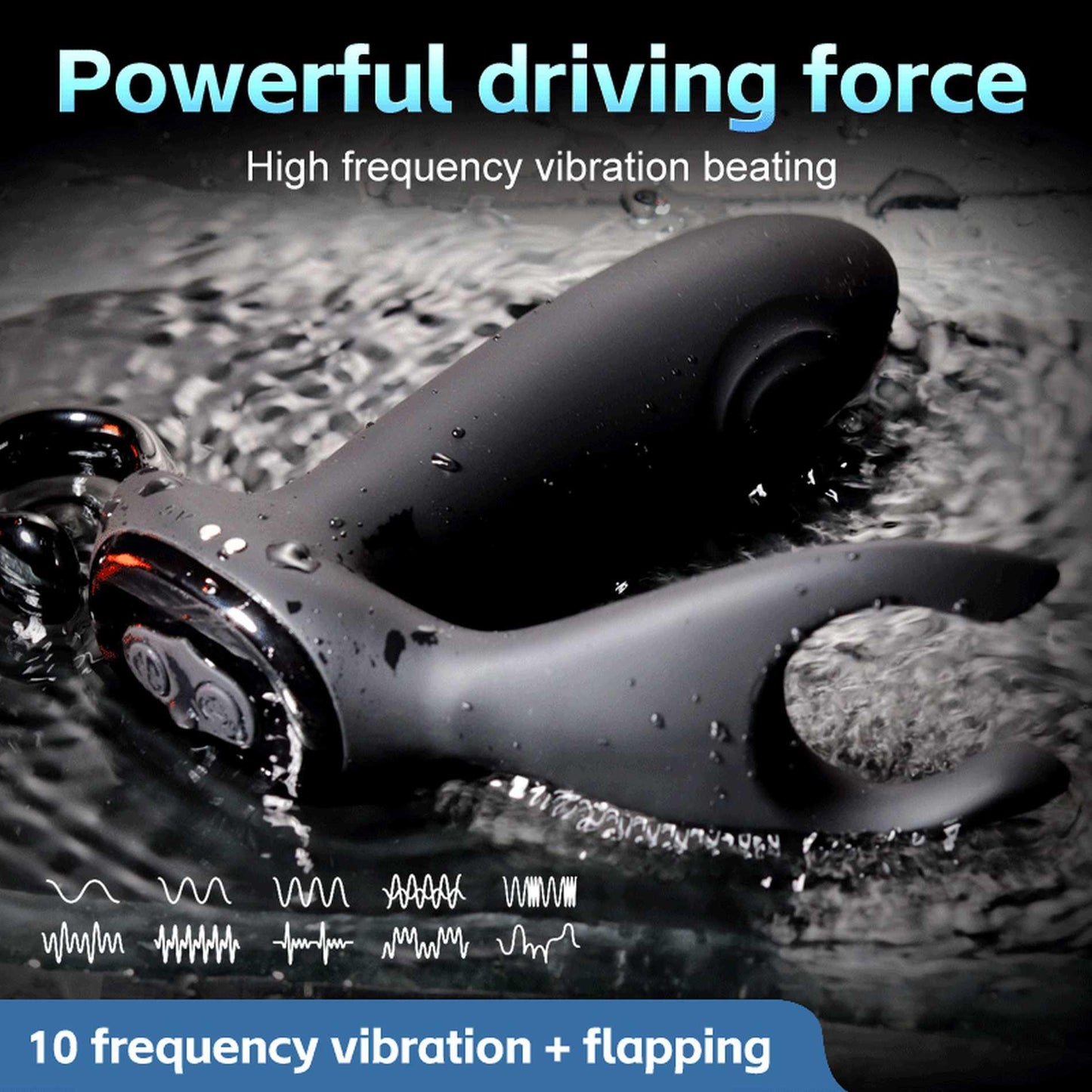 19-Dual tapping anal vibrator-19