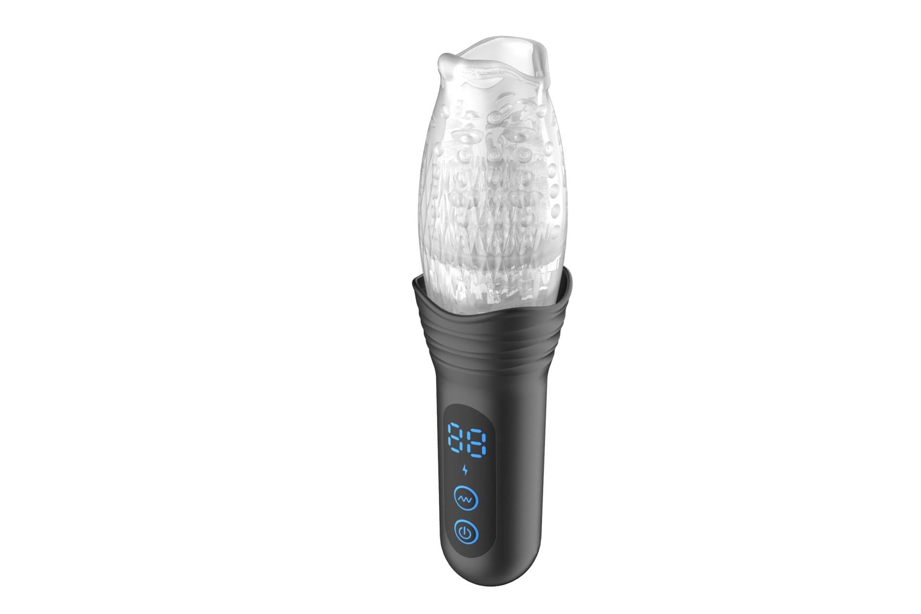 9-Rotating vibration and thrusting masturbator-9