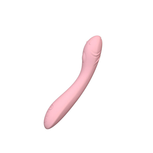 1-Wibrator damski gładki wodoodporny stymulacja pochwy punktu G 20,5 cm-1