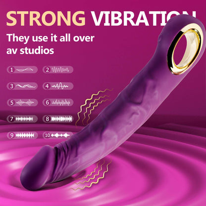 9-Realistic Vibrator PURPLE-9