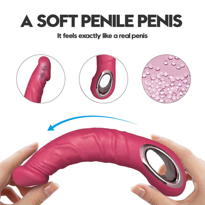 9-Realistic Vibrator PINK-9