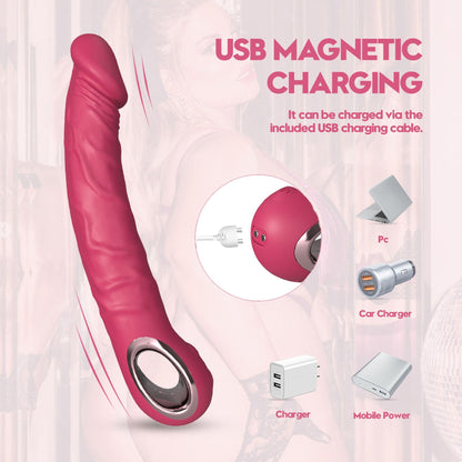 11-Realistic Vibrator PINK-11