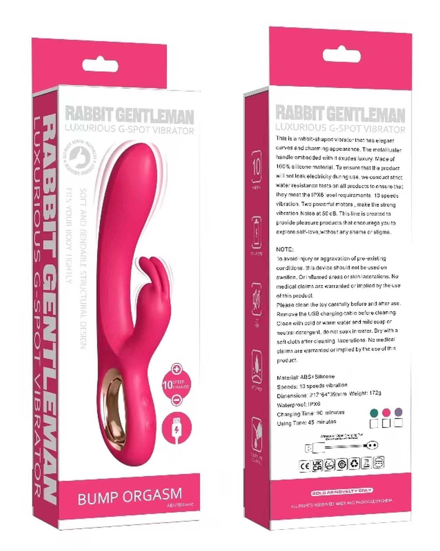4-Rabbit vibrator PINK-4