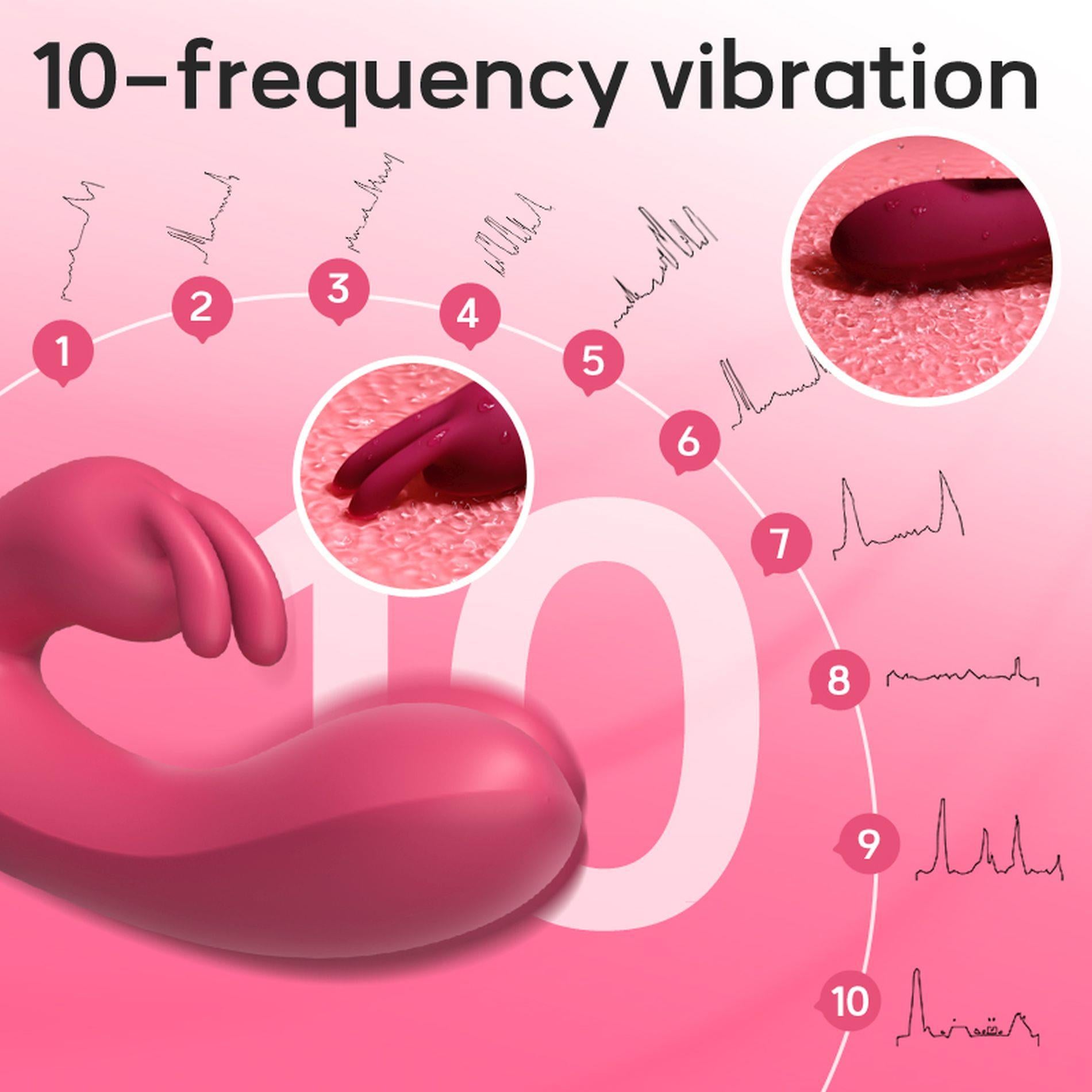 6-Rabbit vibrator PINK-6