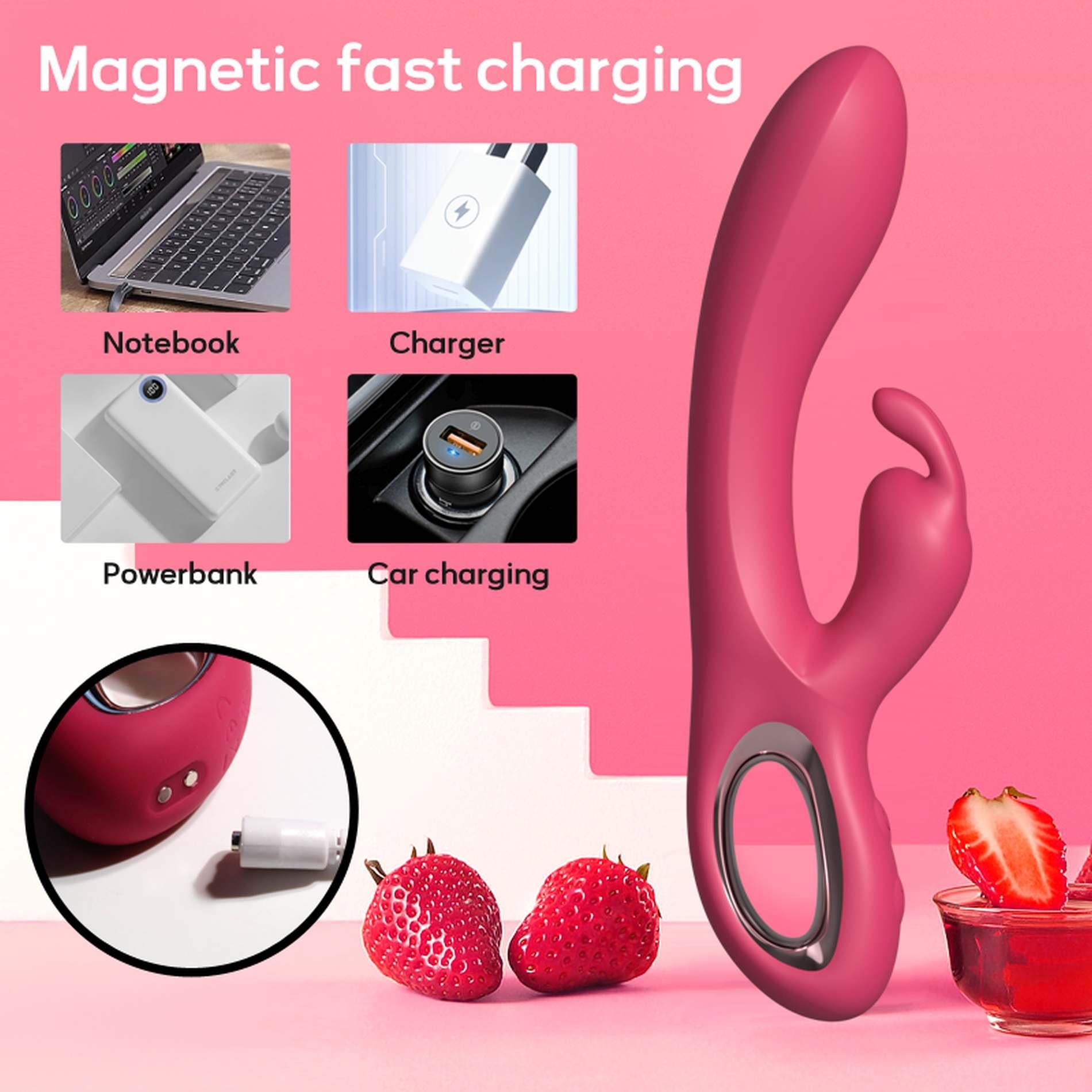 7-Rabbit vibrator PINK-7