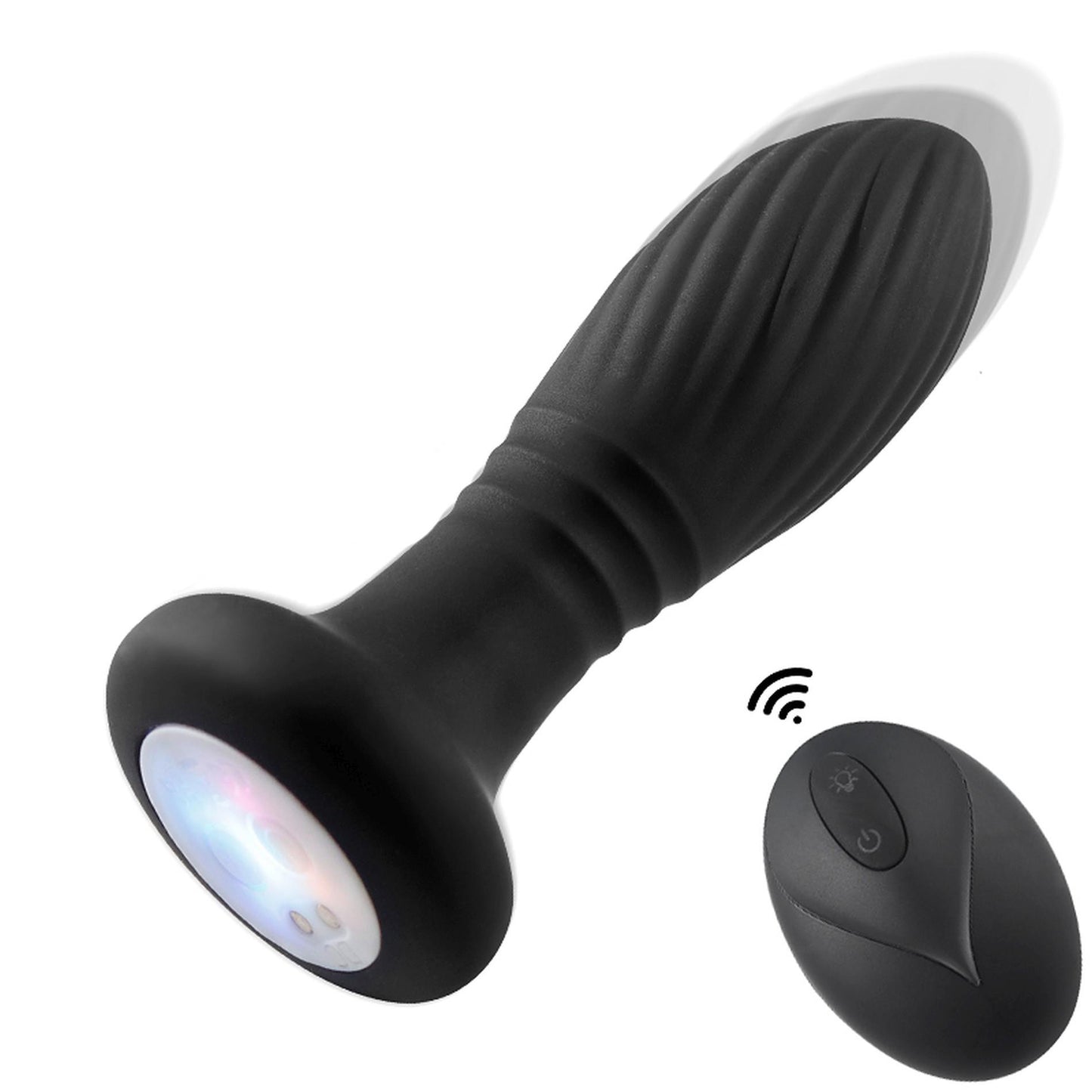 1-Lighting anal plug black-1
