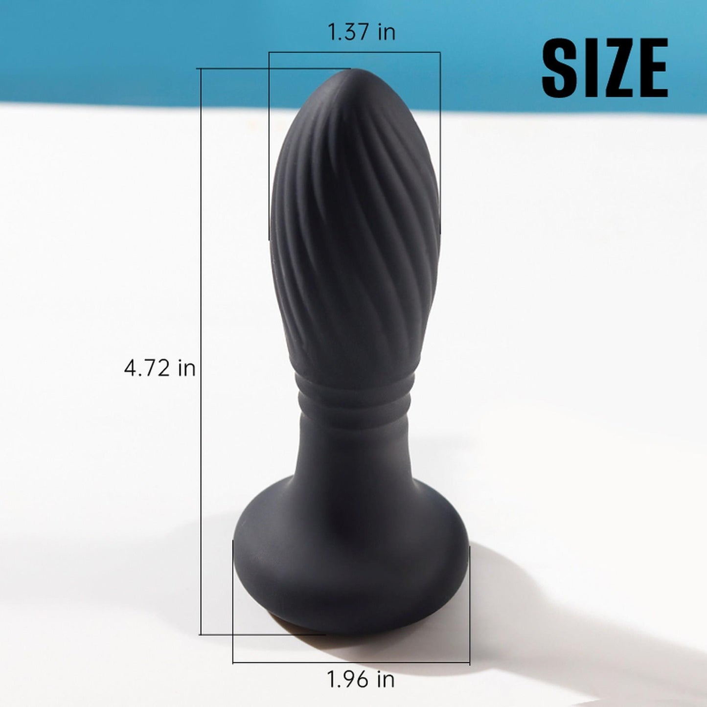 3-Lighting anal plug black-3