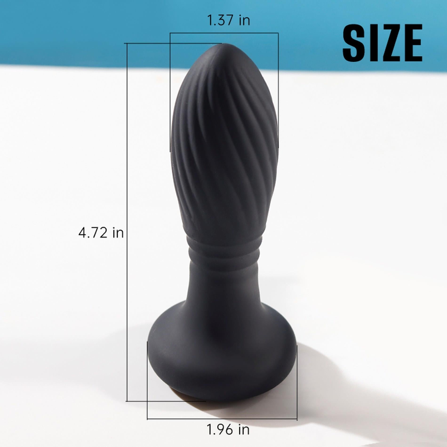 3-Lighting anal plug black-3