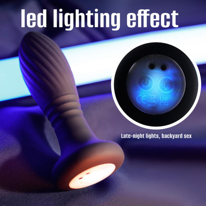 7-Lighting anal plug black-7