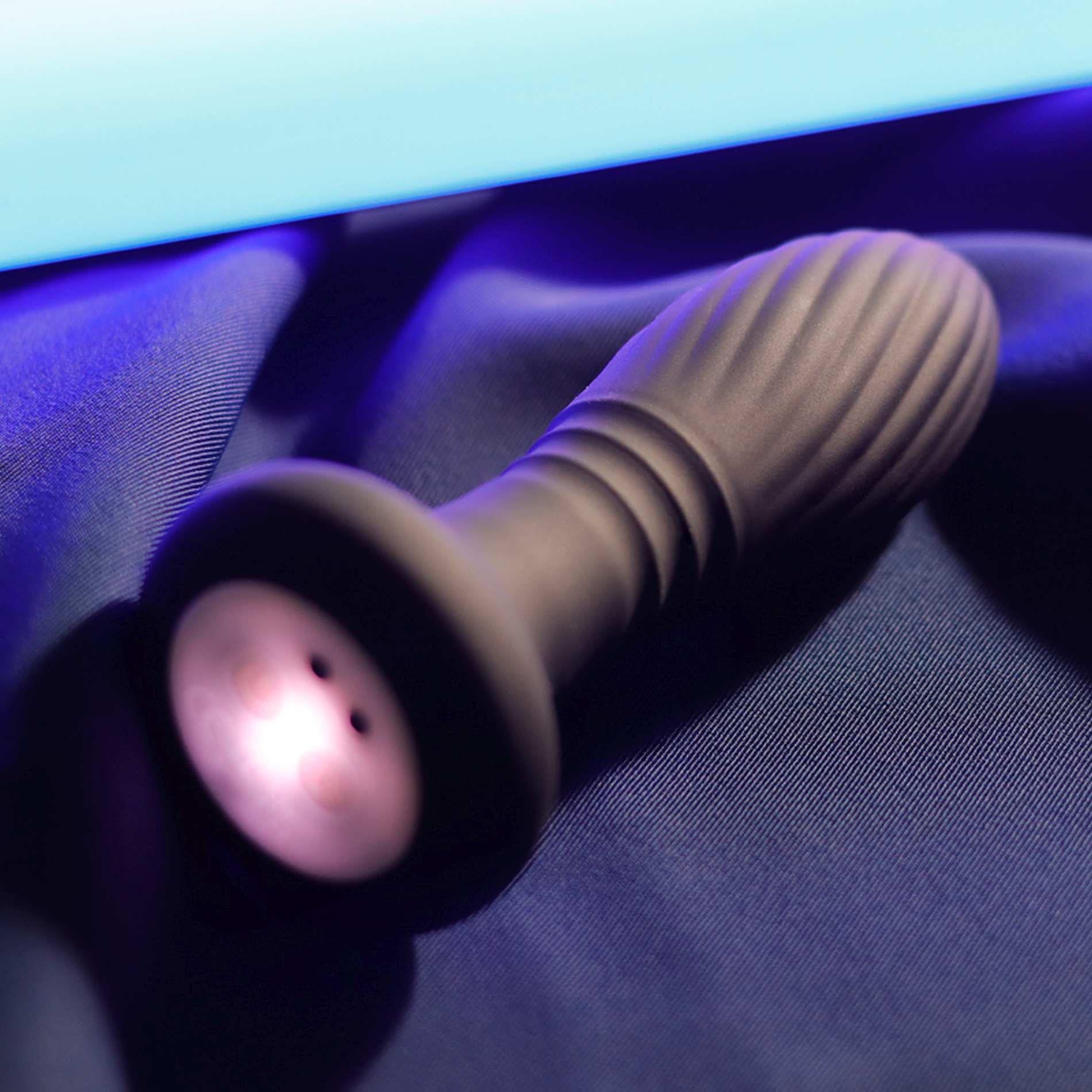 10-Lighting anal plug black-10