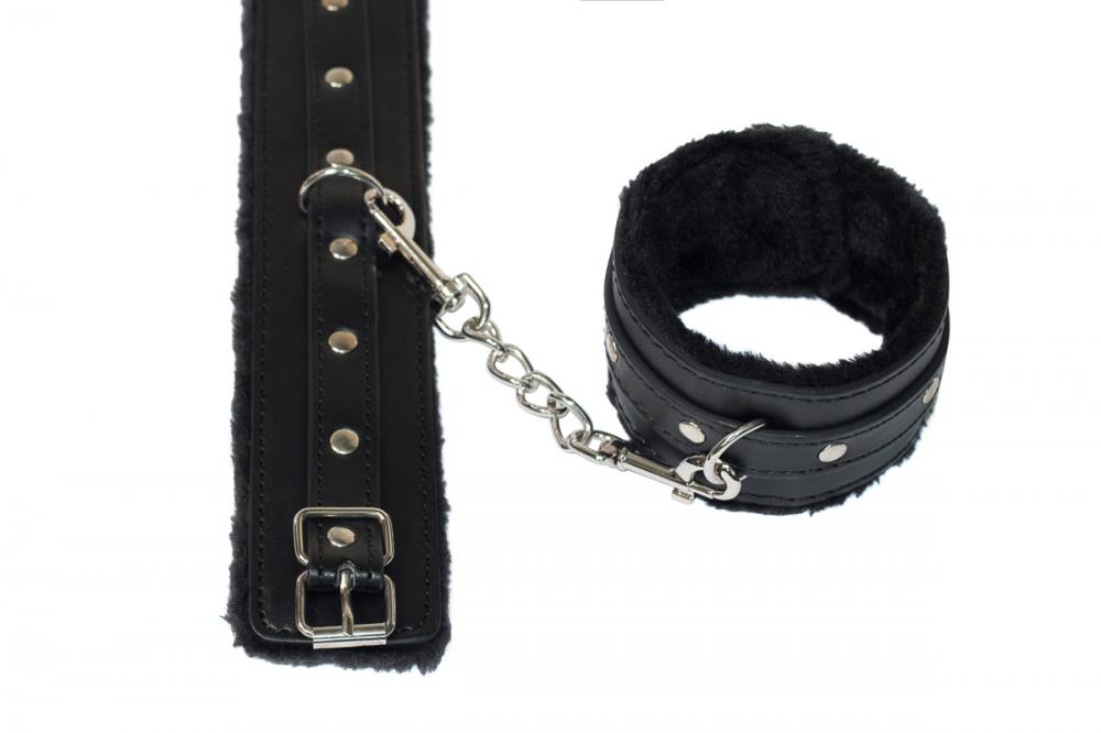 4-Kajdanki Ankle cuffs Party Hard Eternity Black-4