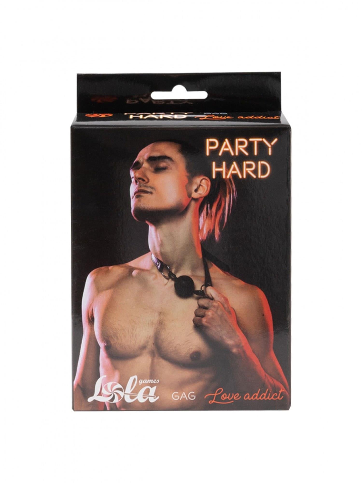 1-Gag Party Hard Love Addict Black-1