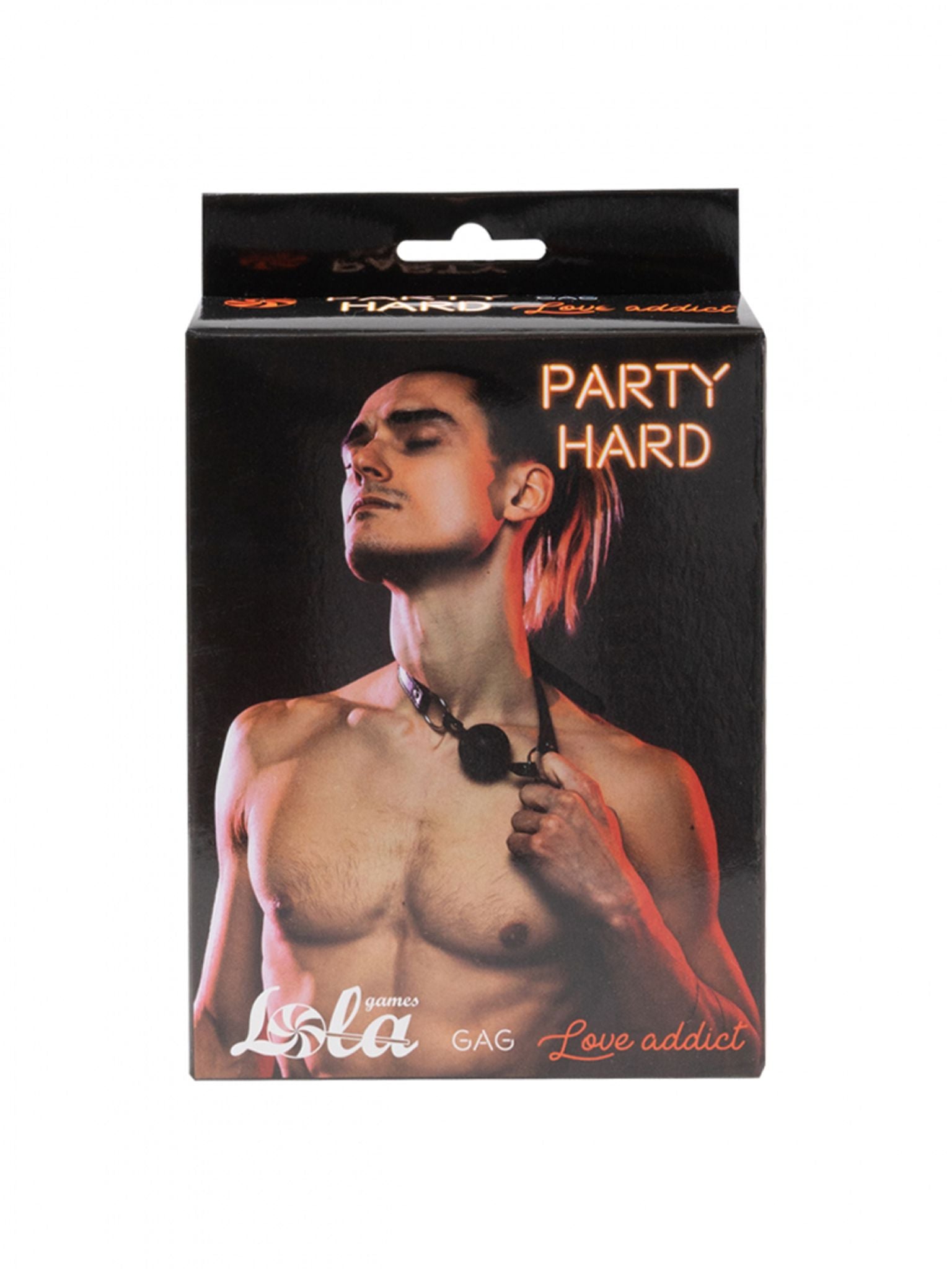 2-Gag Party Hard Love Addict Black-2