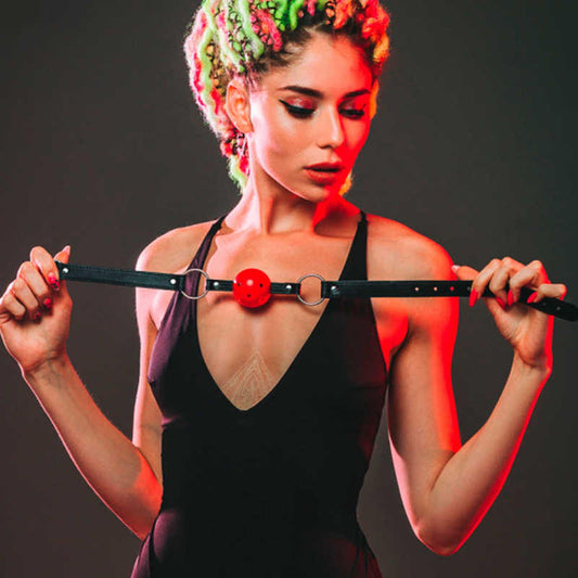 1-Gag Party Hard Love Addict Red-1