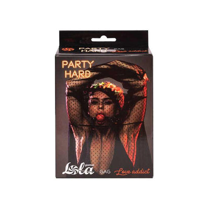 2-Gag Party Hard Love Addict Red-2