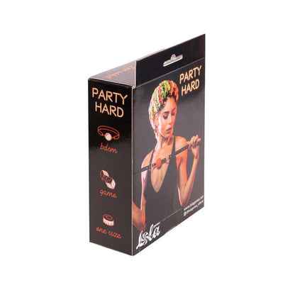 3-Gag Party Hard Love Addict Red-3