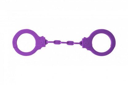 2-Kajdanki-Silicone Handcuffs Party Hard Suppression Purple-2