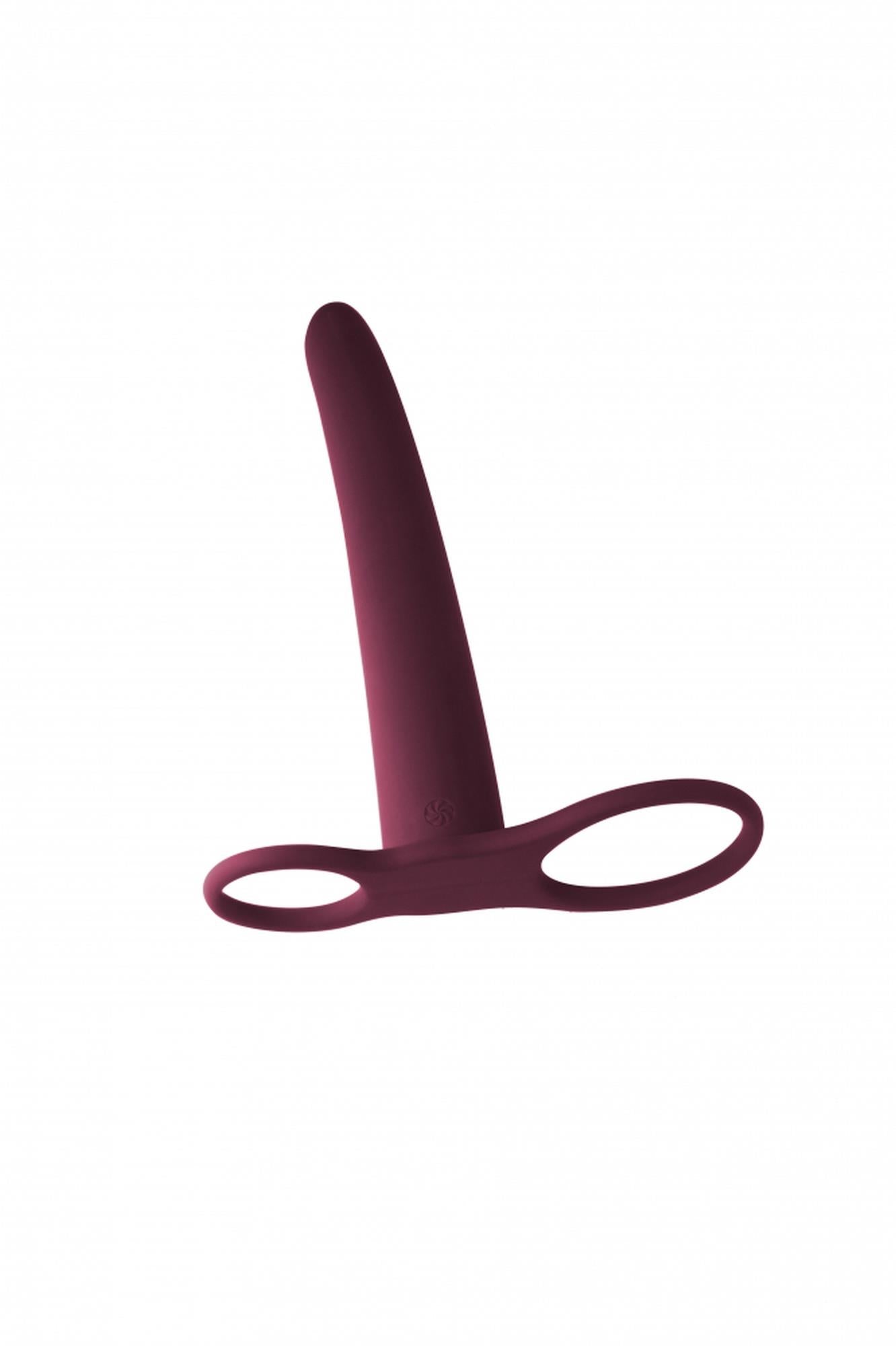 2-Dildo nakładka na penisa podwójna penetracja 16cm-2