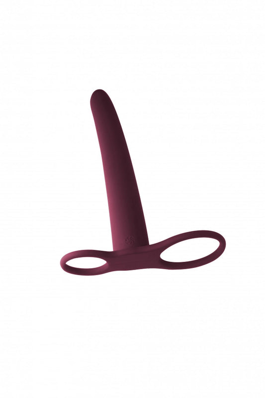 2-Dildo nakładka na penisa podwójna penetracja 16cm-2