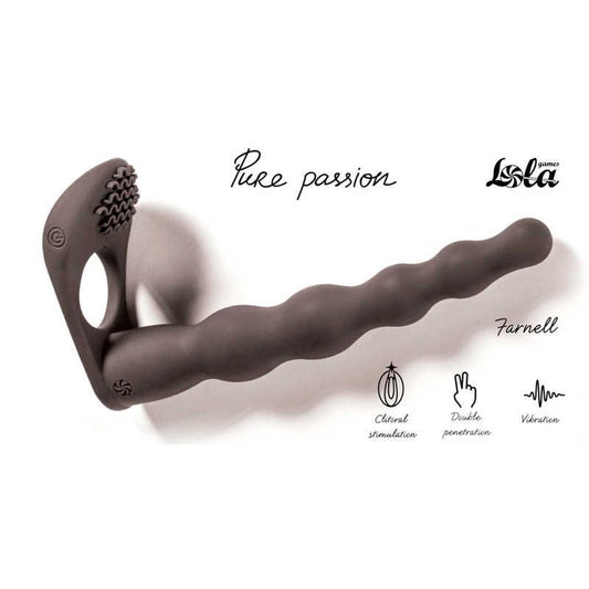1-Silikonowy strap-on pierścień na penisa penetracja-1